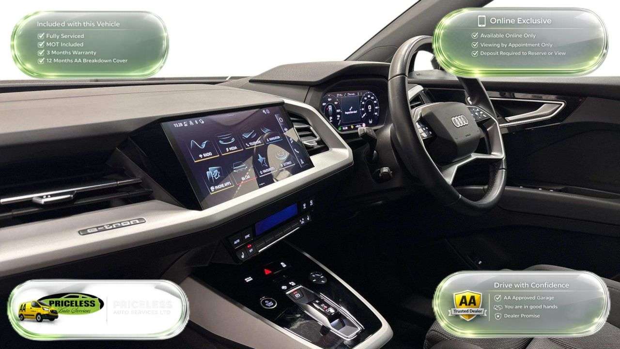 A 2024 AUDI Q4 E-TRON AUTOMATIC 40 Sport Sportback 5dr Electric Auto 82kWh (204 ps) A 2024 AUDI Q4 E-TRON AUTOMATIC 40 Sport Sportback 5dr Electric Auto 82kWh (204 ps)