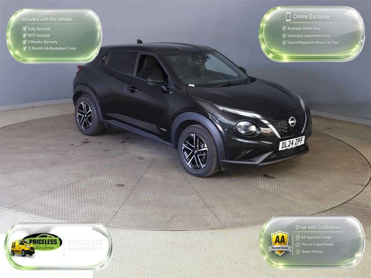 A 2024 NISSAN JUKE AUTOMATIC 1.6 N-Connecta SUV 5dr Petrol Hybrid Auto Euro 6 (143 ps) A 2024 NISSAN JUKE AUTOMATIC 1.6 N-Connecta SUV 5dr Petrol Hybrid Auto Euro 6 (143 ps)