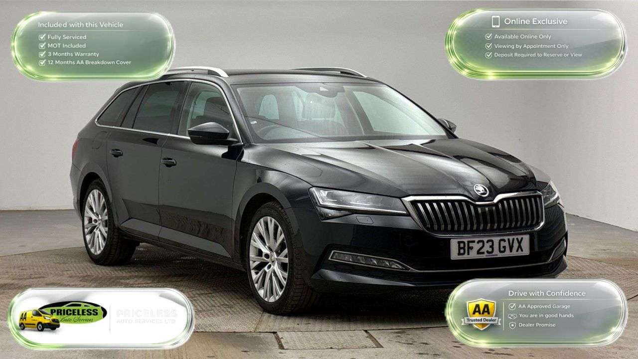 A 2023 SKODA SUPERB 2.0 TDI SE L Estate 5dr Diesel Manual Euro 6 (s/s) (150 ps) A 2023 SKODA SUPERB 2.0 TDI SE L Estate 5dr Diesel Manual Euro 6 (s/s) (150 ps)