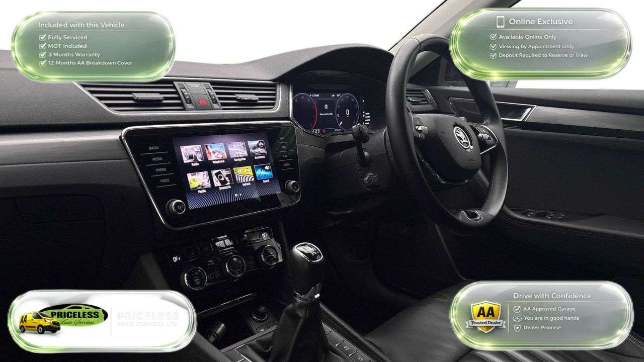 A 2023 SKODA SUPERB 2.0 TDI SE L Estate 5dr Diesel Manual Euro 6 (s/s) (150 ps) A 2023 SKODA SUPERB 2.0 TDI SE L Estate 5dr Diesel Manual Euro 6 (s/s) (150 ps)