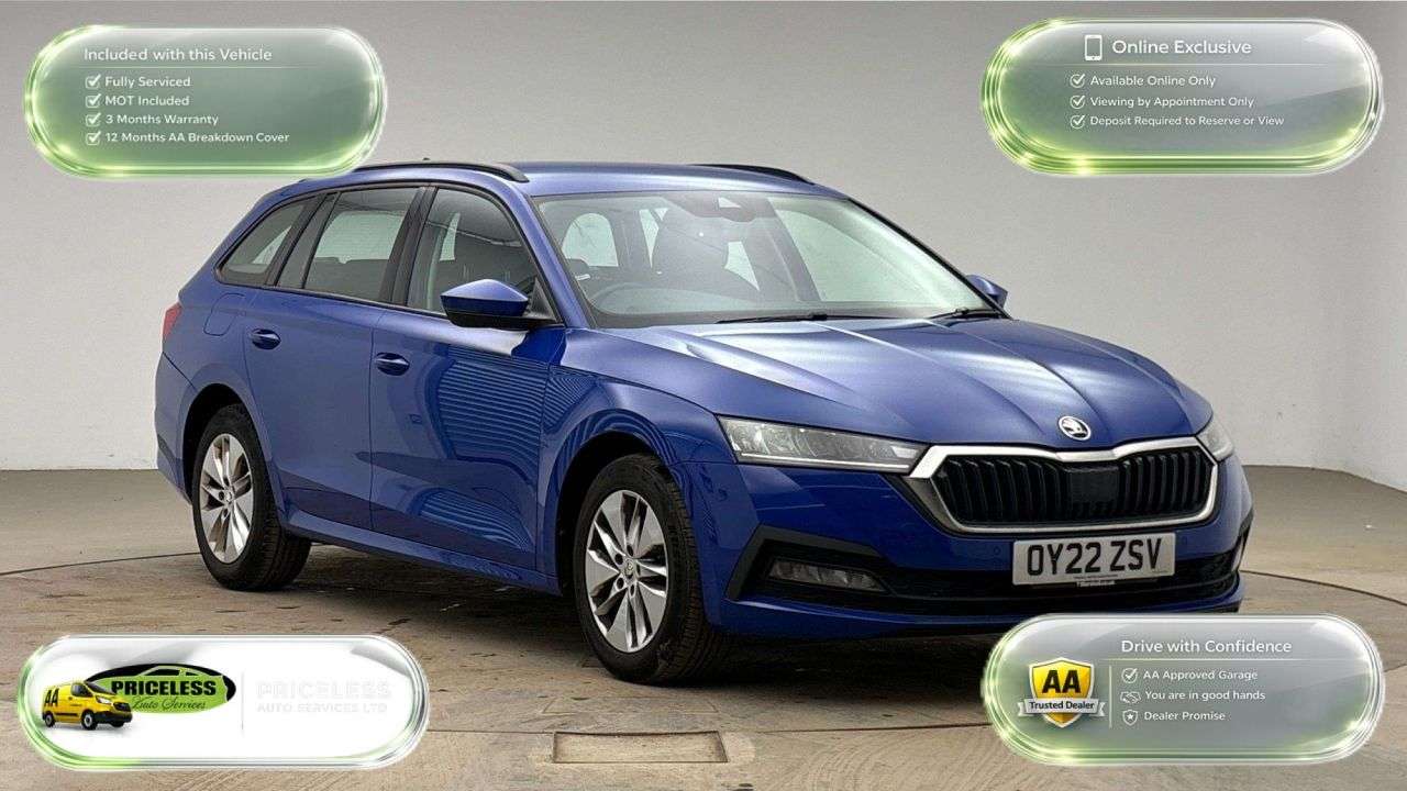 A 2022 SKODA OCTAVIA 1.0 TSI SE Technology Estate 5dr Petrol Manual Euro 6 (s/s) (110 ps) A 2022 SKODA OCTAVIA 1.0 TSI SE Technology Estate 5dr Petrol Manual Euro 6 (s/s) (110 ps)