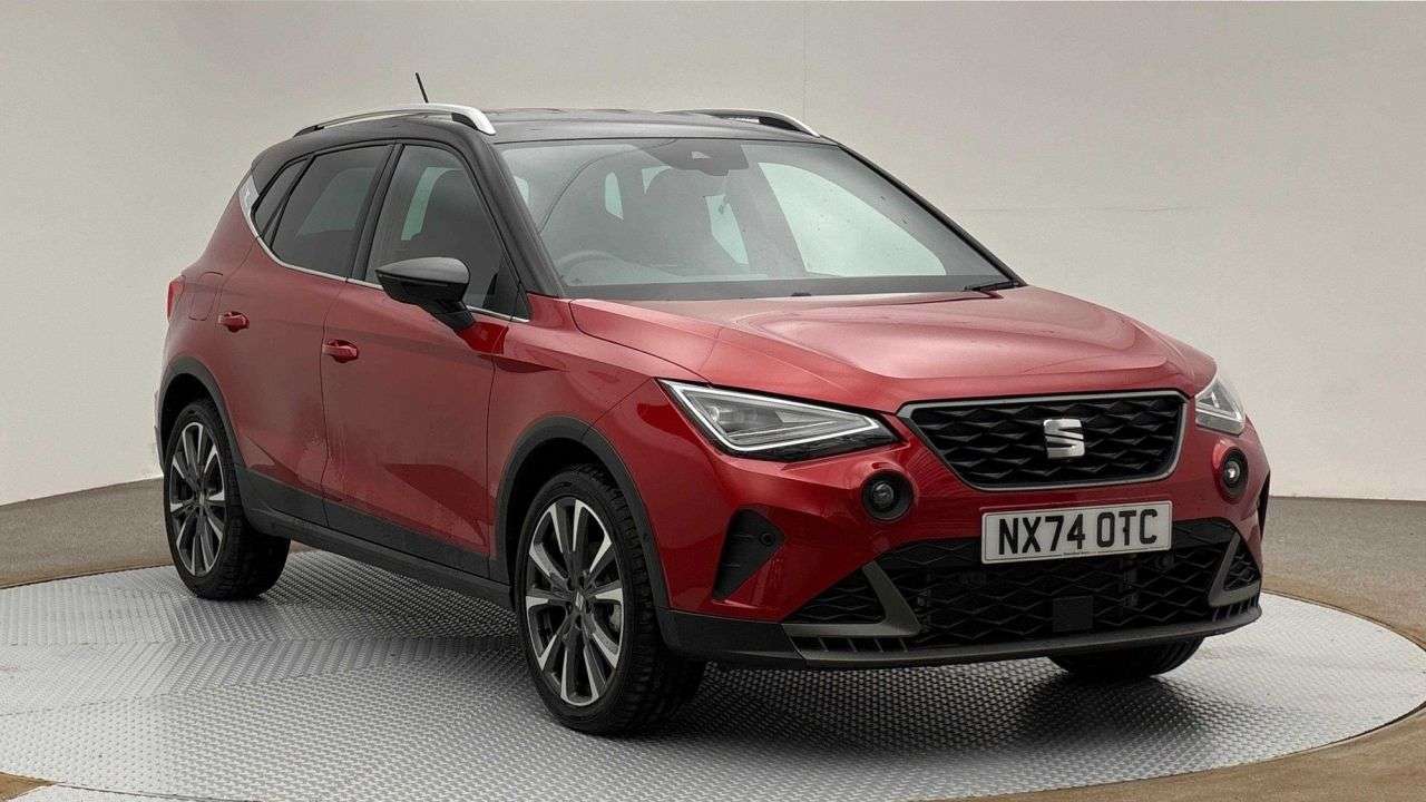A 2024 SEAT ARONA 1.0 TSI FR Limited Edition SUV 5dr Petrol Manual Euro 6 (s/s) (115 ps) A 2024 SEAT ARONA 1.0 TSI FR Limited Edition SUV 5dr Petrol Manual Euro 6 (s/s) (115 ps)