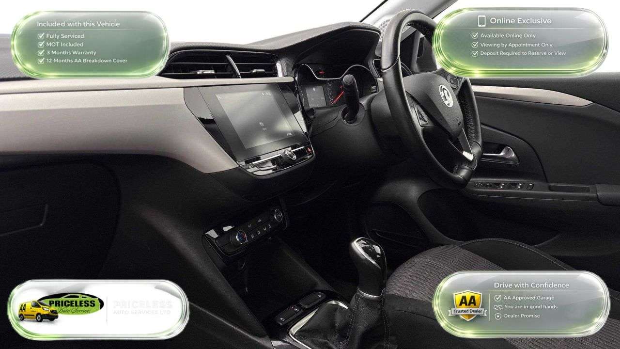 A 2022 VAUXHALL CORSA 1.2 Design Hatchback 5dr Petrol Manual Euro 6 (75 ps) A 2022 VAUXHALL CORSA 1.2 Design Hatchback 5dr Petrol Manual Euro 6 (75 ps)