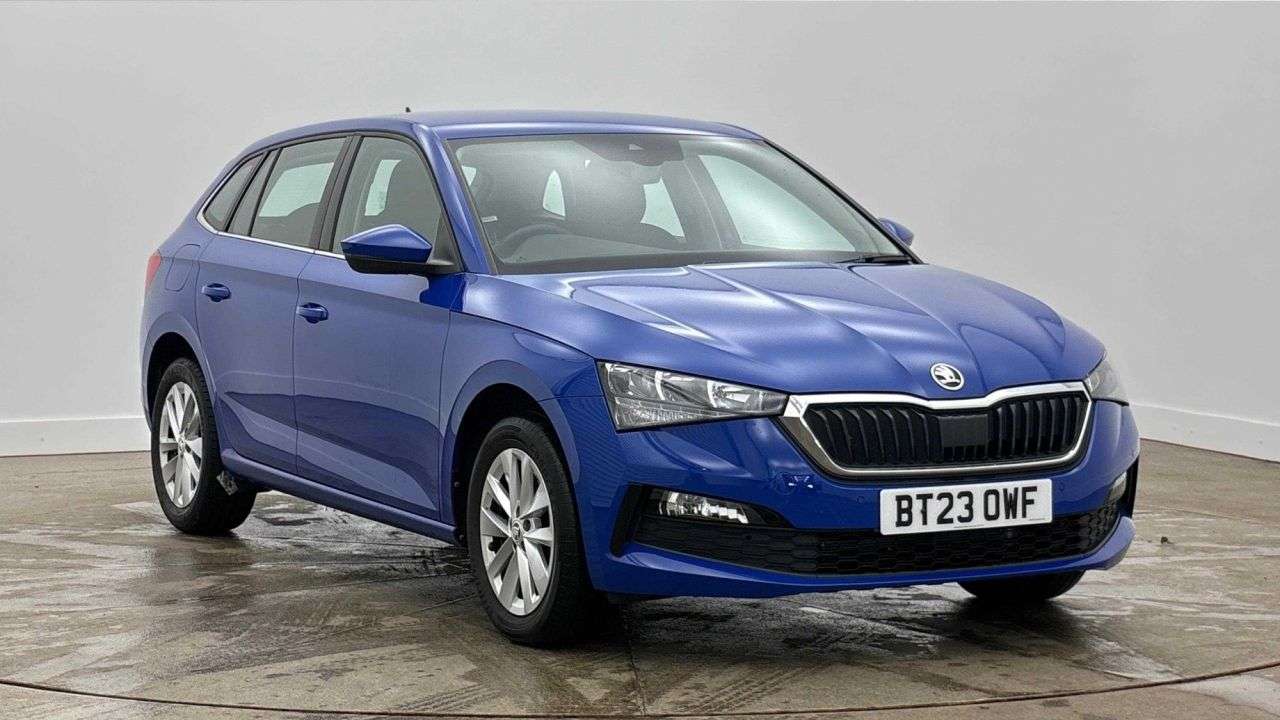 A 2023 SKODA SCALA 1.0 TSI SE Technology Hatchback 5dr Petrol Manual Euro 6 (s/s) (110 ps) A 2023 SKODA SCALA 1.0 TSI SE Technology Hatchback 5dr Petrol Manual Euro 6 (s/s) (110 ps)