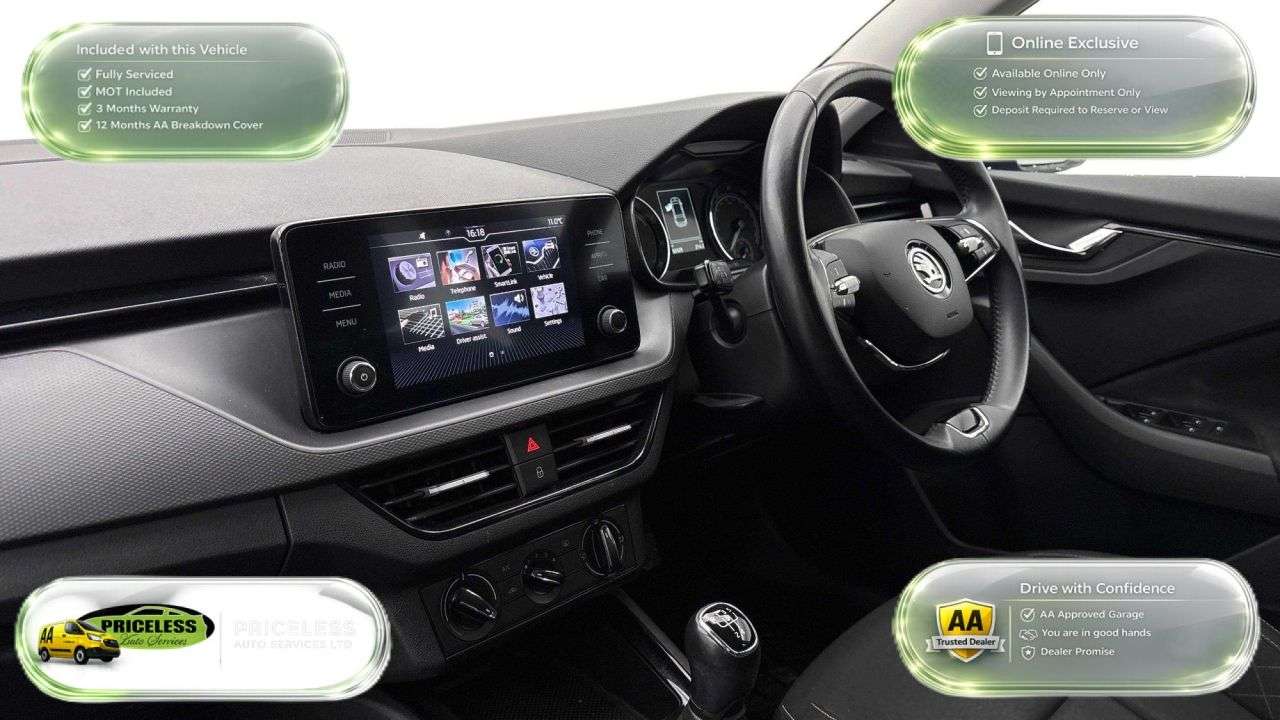 A 2021 SKODA SCALA 1.0 TSI SE Hatchback 5dr Petrol Manual Euro 6 (s/s) (95 ps) A 2021 SKODA SCALA 1.0 TSI SE Hatchback 5dr Petrol Manual Euro 6 (s/s) (95 ps)