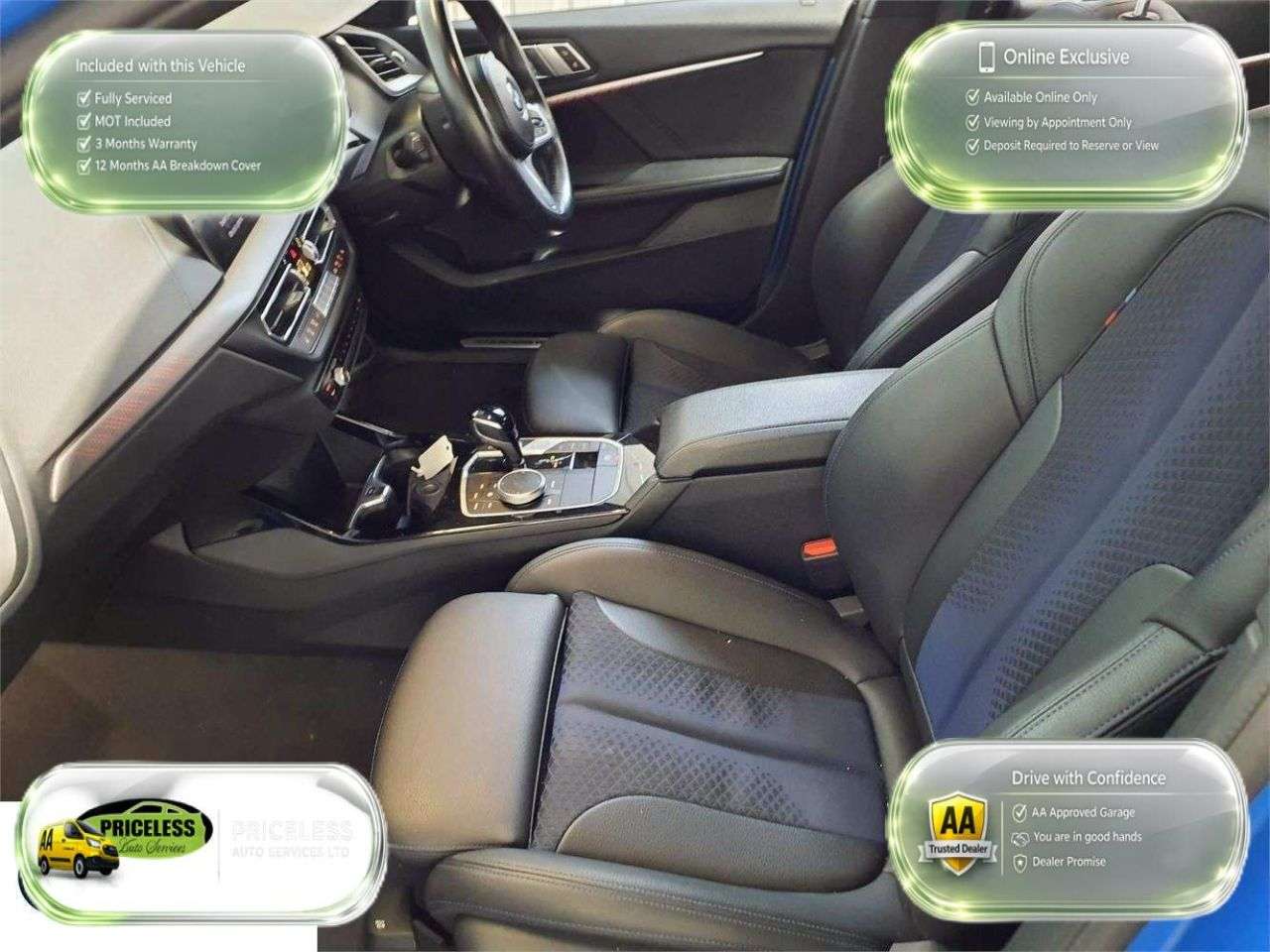 A 2022 BMW 1 SERIES AUTOMATIC 1.5 118i M Sport (LCP) Hatchback 5dr Petrol DCT Euro 6 (s/s) (136 A 2022 BMW 1 SERIES AUTOMATIC 1.5 118i M Sport (LCP) Hatchback 5dr Petrol DCT Euro 6 (s/s) (136