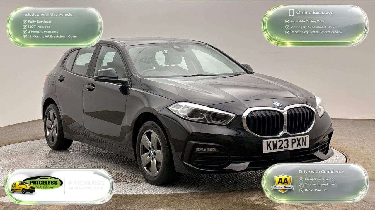 A 2023 BMW 1 SERIES 1.5 116d SE (LCP) Hatchback 5dr Diesel Manual Euro 6 (s/s) (116 ps) A 2023 BMW 1 SERIES 1.5 116d SE (LCP) Hatchback 5dr Diesel Manual Euro 6 (s/s) (116 ps)
