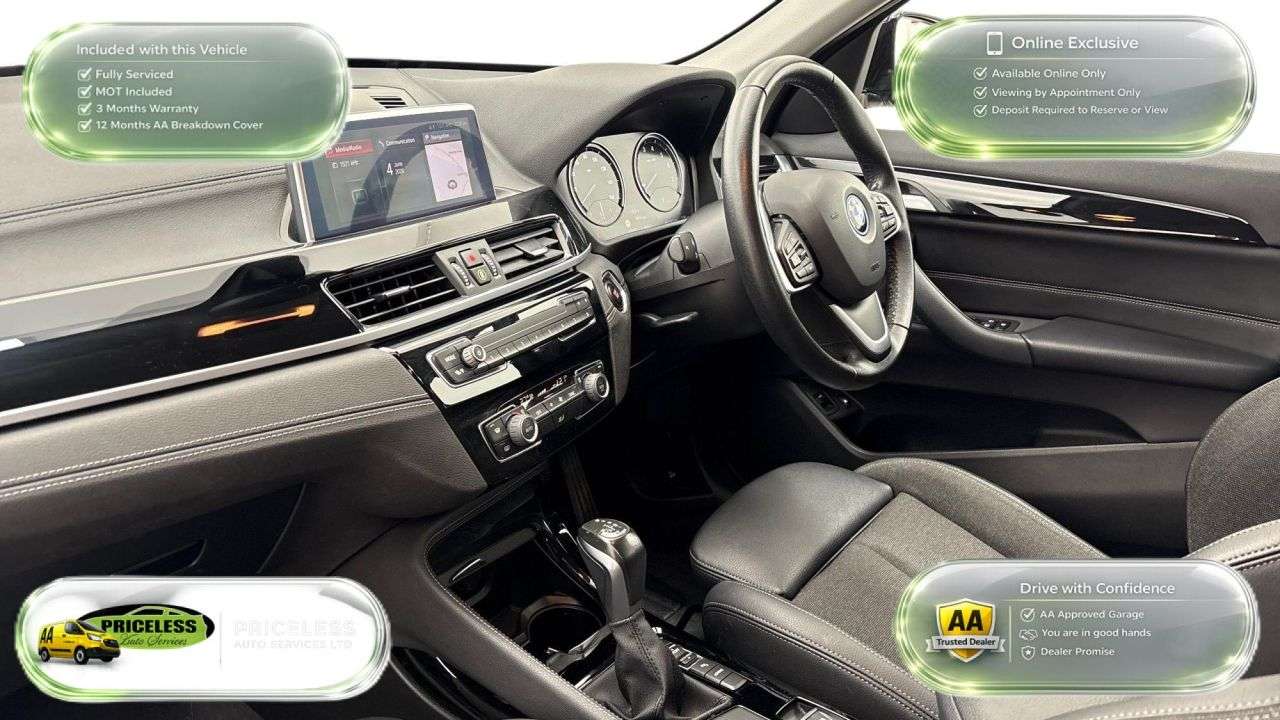 A 2022 BMW X1 AUTOMATIC 1.5 25e 10kWh Sport SUV 5dr Petrol Plug-in Hybrid Auto xDrive Eur A 2022 BMW X1 AUTOMATIC 1.5 25e 10kWh Sport SUV 5dr Petrol Plug-in Hybrid Auto xDrive Eur