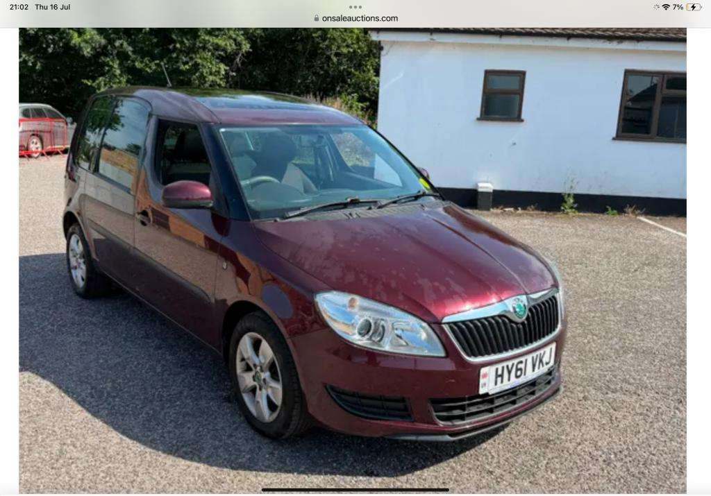 A 2011 SKODA ROOMSTER Se Tdi Cr 90 A 2011 SKODA ROOMSTER Se Tdi Cr 90