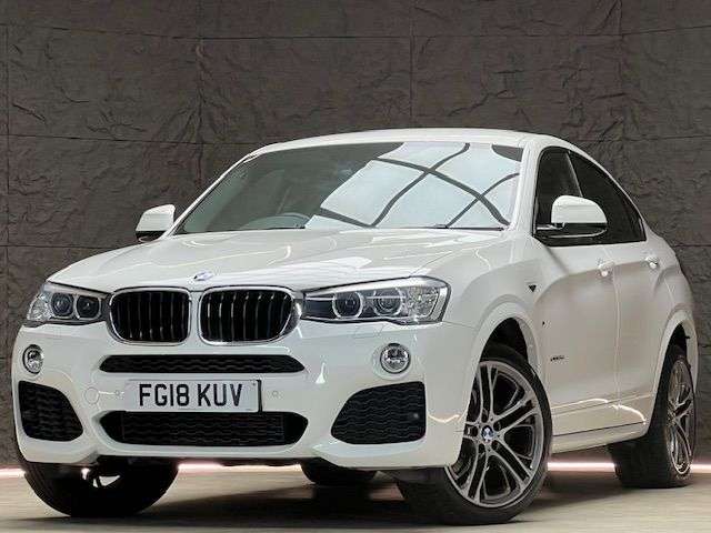 A 2018 BMW X4 2.0 20d M Sport SUV 5dr Diesel Auto xDrive Euro 6 (s/s) (190 ps) HARMAN/KAR A 2018 BMW X4 2.0 20d M Sport SUV 5dr Diesel Auto xDrive Euro 6 (s/s) (190 ps) HARMAN/KAR