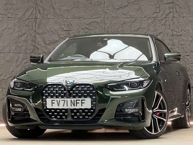 A 2021 BMW 4 SERIES 2.0 420d MHT M Sport Coupe 2dr Diesel Hybrid Auto Euro 6 (s/s) (190 ps) M S A 2021 BMW 4 SERIES 2.0 420d MHT M Sport Coupe 2dr Diesel Hybrid Auto Euro 6 (s/s) (190 ps) M S
