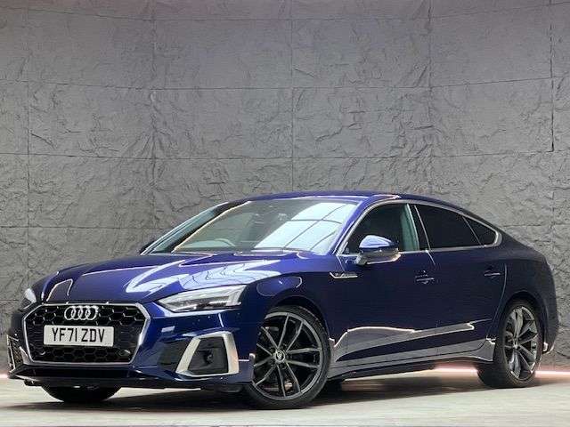 A 2021 AUDI A5 2.0 TDI 35 S line Sportback 5dr Diesel S Tronic Euro 6 (s/s) (163 ps) FSH, A 2021 AUDI A5 2.0 TDI 35 S line Sportback 5dr Diesel S Tronic Euro 6 (s/s) (163 ps) FSH,