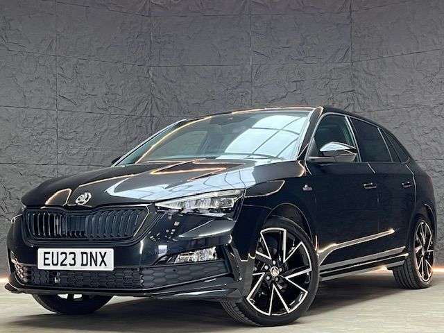 A 2023 SKODA SCALA 1.5 TSI Monte Carlo Hatchback 5dr Petrol Manual Euro 6 (s/s) (150 ps) FSH, A 2023 SKODA SCALA 1.5 TSI Monte Carlo Hatchback 5dr Petrol Manual Euro 6 (s/s) (150 ps) FSH,