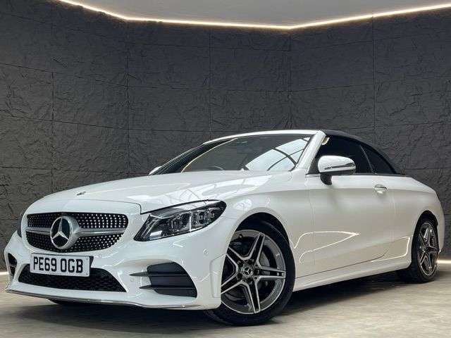 A 2019 MERCEDES-BENZ C-CLASS 2.0 C220d AMG Line (Premium Plus) Cabriolet 2dr Diesel G-Tronic+ Euro 6 (s/ A 2019 MERCEDES-BENZ C-CLASS 2.0 C220d AMG Line (Premium Plus) Cabriolet 2dr Diesel G-Tronic+ Euro 6 (s/