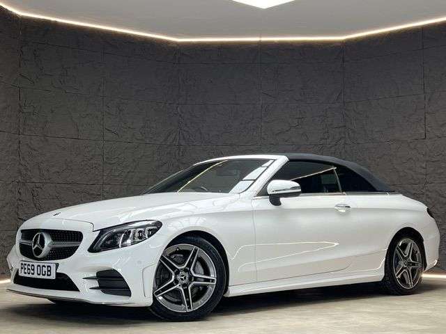 A 2019 MERCEDES-BENZ C-CLASS 2.0 C220d AMG Line (Premium Plus) Cabriolet 2dr Diesel G-Tronic+ Euro 6 (s/ A 2019 MERCEDES-BENZ C-CLASS 2.0 C220d AMG Line (Premium Plus) Cabriolet 2dr Diesel G-Tronic+ Euro 6 (s/