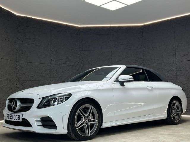 A 2019 MERCEDES-BENZ C-CLASS 2.0 C220d AMG Line (Premium Plus) Cabriolet 2dr Diesel G-Tronic+ Euro 6 (s/ A 2019 MERCEDES-BENZ C-CLASS 2.0 C220d AMG Line (Premium Plus) Cabriolet 2dr Diesel G-Tronic+ Euro 6 (s/
