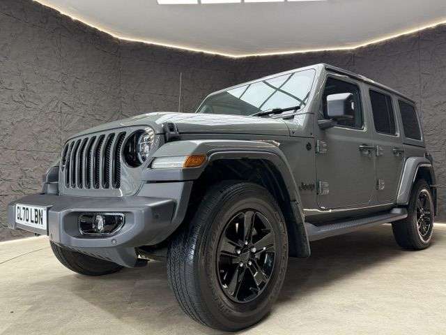 A 2020 JEEP WRANGLER 2.0 GME Night Eagle SUV 4dr Petrol Auto 4WD Euro 6 (s/s) (272 ps) REAR CAME A 2020 JEEP WRANGLER 2.0 GME Night Eagle SUV 4dr Petrol Auto 4WD Euro 6 (s/s) (272 ps) REAR CAME