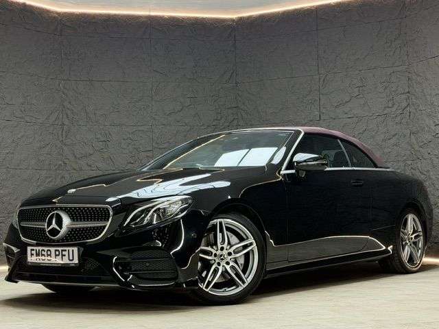 A 2018 MERCEDES-BENZ E CLASS 2.0 E220d AMG Line Cabriolet 2dr Diesel G-Tronic+ Euro 6 (s/s) (194 ps) FSH A 2018 MERCEDES-BENZ E CLASS 2.0 E220d AMG Line Cabriolet 2dr Diesel G-Tronic+ Euro 6 (s/s) (194 ps) FSH
