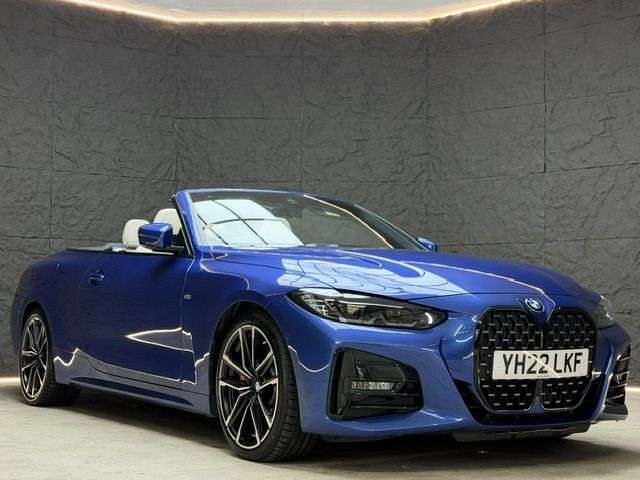 A 2022 BMW 4 SERIES 2.0 420d MHT M Sport Convertible 2dr Diesel Hybrid Auto Euro 6 (s/s) (190 p A 2022 BMW 4 SERIES 2.0 420d MHT M Sport Convertible 2dr Diesel Hybrid Auto Euro 6 (s/s) (190 p