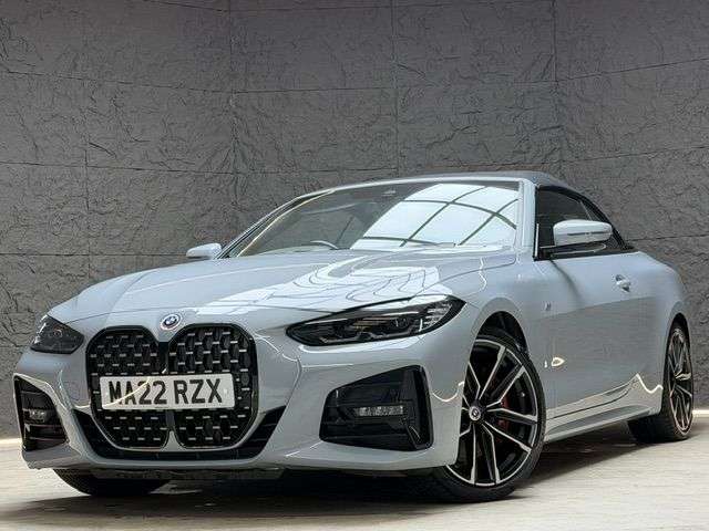 A 2022 BMW 4 SERIES 2.0 420d MHT M Sport Convertible 2dr Diesel Hybrid Auto Euro 6 (s/s) (190 p A 2022 BMW 4 SERIES 2.0 420d MHT M Sport Convertible 2dr Diesel Hybrid Auto Euro 6 (s/s) (190 p