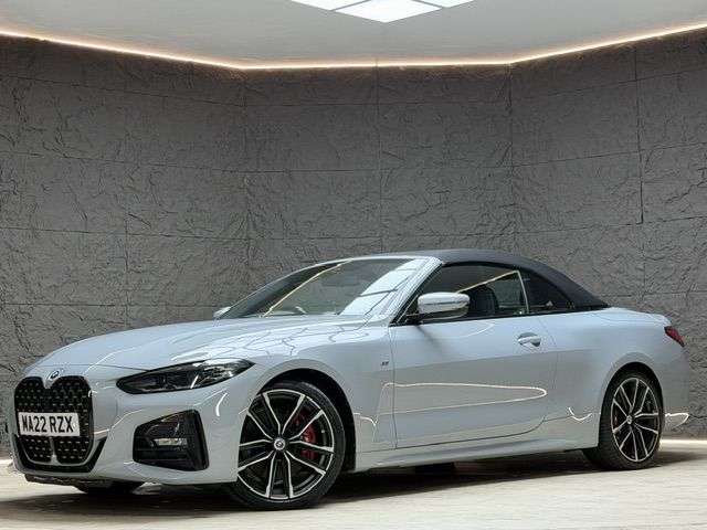 A 2022 BMW 4 SERIES 2.0 420d MHT M Sport Convertible 2dr Diesel Hybrid Auto Euro 6 (s/s) (190 p A 2022 BMW 4 SERIES 2.0 420d MHT M Sport Convertible 2dr Diesel Hybrid Auto Euro 6 (s/s) (190 p