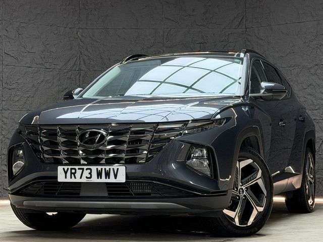 A 2023 HYUNDAI TUCSON 1.6 h T-GDi Ultimate SUV 5dr Petrol Hybrid Auto Euro 6 (s/s) (230 ps) (Dark A 2023 HYUNDAI TUCSON 1.6 h T-GDi Ultimate SUV 5dr Petrol Hybrid Auto Euro 6 (s/s) (230 ps) (Dark