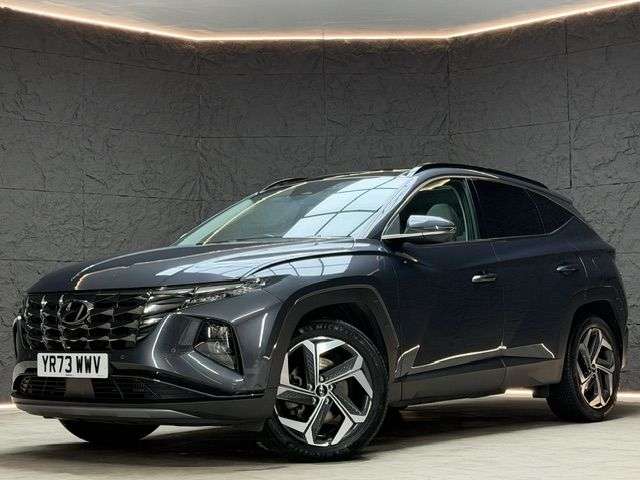 A 2023 HYUNDAI TUCSON 1.6 h T-GDi Ultimate SUV 5dr Petrol Hybrid Auto Euro 6 (s/s) (230 ps) (Dark A 2023 HYUNDAI TUCSON 1.6 h T-GDi Ultimate SUV 5dr Petrol Hybrid Auto Euro 6 (s/s) (230 ps) (Dark