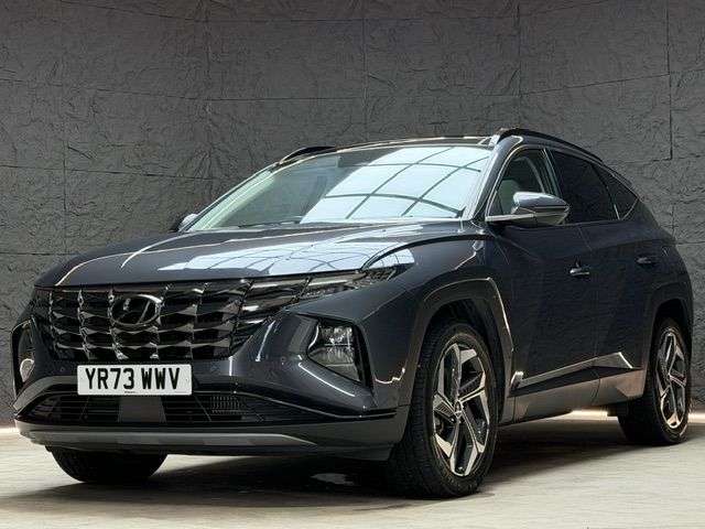 A 2023 HYUNDAI TUCSON 1.6 h T-GDi Ultimate SUV 5dr Petrol Hybrid Auto Euro 6 (s/s) (230 ps) (Dark A 2023 HYUNDAI TUCSON 1.6 h T-GDi Ultimate SUV 5dr Petrol Hybrid Auto Euro 6 (s/s) (230 ps) (Dark