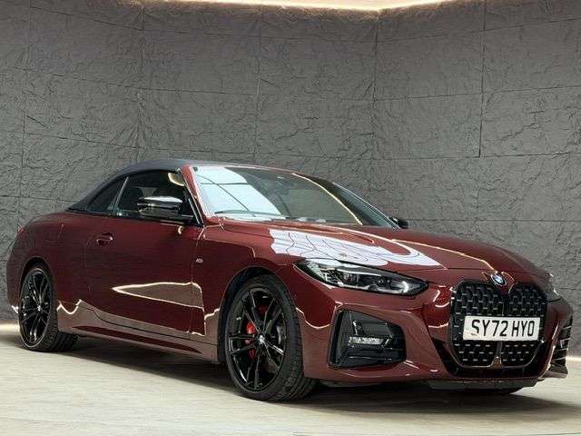 A 2022 BMW 4 SERIES 2.0 420i M Sport Pro Edition Convertible 2dr Petrol Auto Euro 6 (s/s) (184 A 2022 BMW 4 SERIES 2.0 420i M Sport Pro Edition Convertible 2dr Petrol Auto Euro 6 (s/s) (184