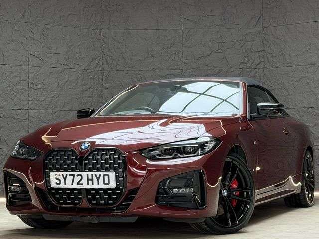 A 2022 BMW 4 SERIES 2.0 420i M Sport Pro Edition Convertible 2dr Petrol Auto Euro 6 (s/s) (184 A 2022 BMW 4 SERIES 2.0 420i M Sport Pro Edition Convertible 2dr Petrol Auto Euro 6 (s/s) (184