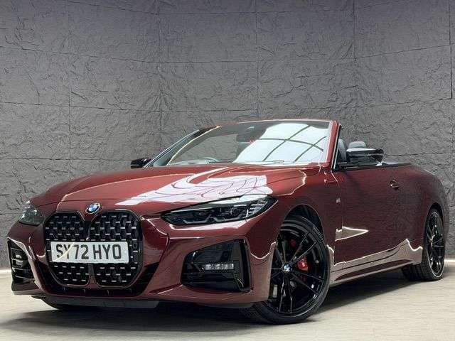 A 2022 BMW 4 SERIES 2.0 420i M Sport Pro Edition Convertible 2dr Petrol Auto Euro 6 (s/s) (184 A 2022 BMW 4 SERIES 2.0 420i M Sport Pro Edition Convertible 2dr Petrol Auto Euro 6 (s/s) (184