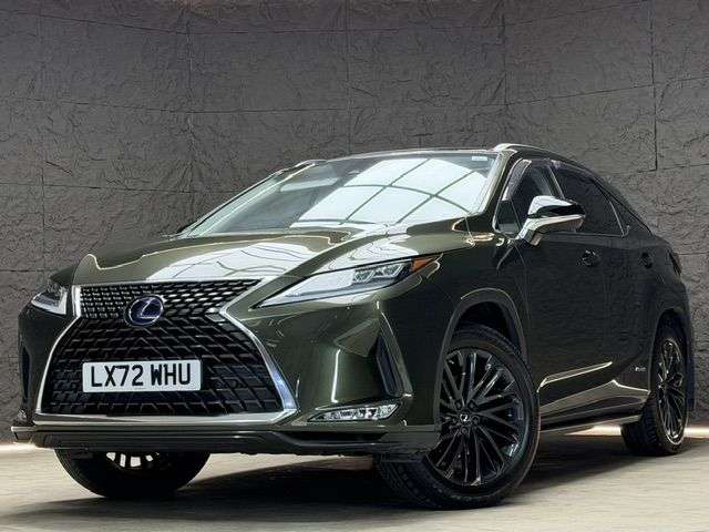 A 2022 LEXUS RX 3.5 450h V6 SUV 5dr Petrol Hybrid E-CVT 4WD Euro 6 (s/s) (313 ps) SUNROOF, A 2022 LEXUS RX 3.5 450h V6 SUV 5dr Petrol Hybrid E-CVT 4WD Euro 6 (s/s) (313 ps) SUNROOF,