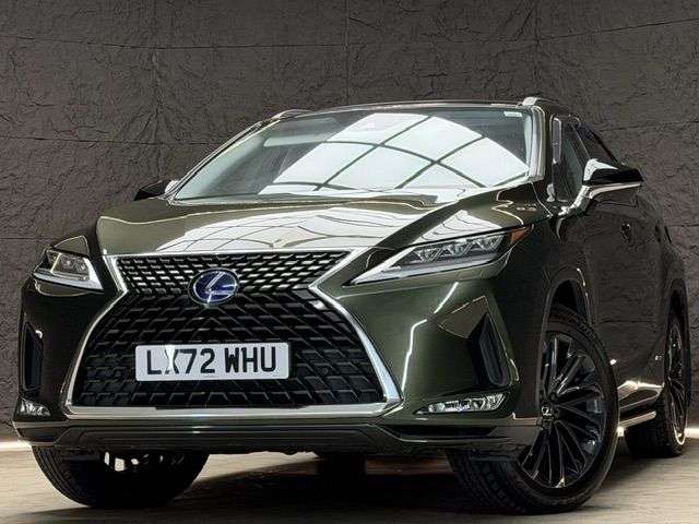 A 2022 LEXUS RX 3.5 450h V6 SUV 5dr Petrol Hybrid E-CVT 4WD Euro 6 (s/s) (313 ps) SUNROOF, A 2022 LEXUS RX 3.5 450h V6 SUV 5dr Petrol Hybrid E-CVT 4WD Euro 6 (s/s) (313 ps) SUNROOF,