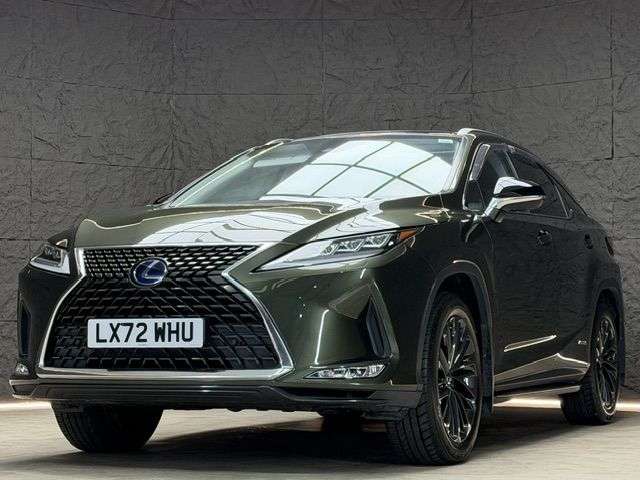 A 2022 LEXUS RX 3.5 450h V6 SUV 5dr Petrol Hybrid E-CVT 4WD Euro 6 (s/s) (313 ps) SUNROOF, A 2022 LEXUS RX 3.5 450h V6 SUV 5dr Petrol Hybrid E-CVT 4WD Euro 6 (s/s) (313 ps) SUNROOF,