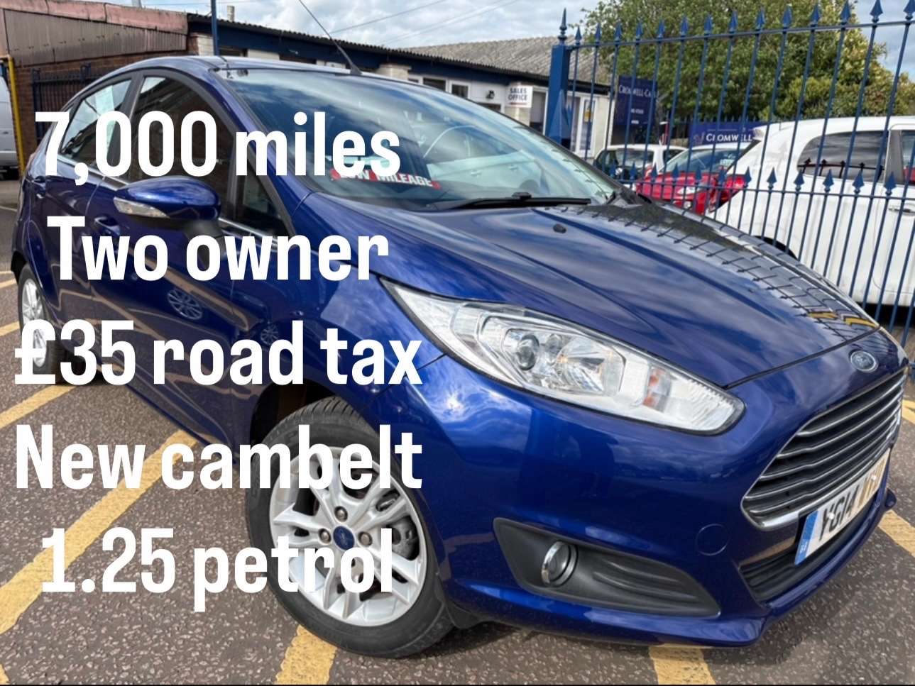 A 2014 FORD FIESTA 1.25 Zetec Hatchback 5 Door - 7000 miles only - New Cambelt A 2014 FORD FIESTA 1.25 Zetec Hatchback 5 Door - 7000 miles only - New Cambelt