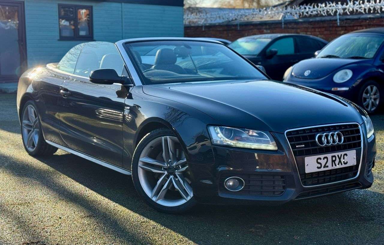 A 2009 AUDI A5 CABRIOLET 3.0 TDI V6 S line Convertible 2dr Diesel S Tronic quattro Euro 4 (240 ps) A 2009 AUDI A5 CABRIOLET 3.0 TDI V6 S line Convertible 2dr Diesel S Tronic quattro Euro 4 (240 ps)