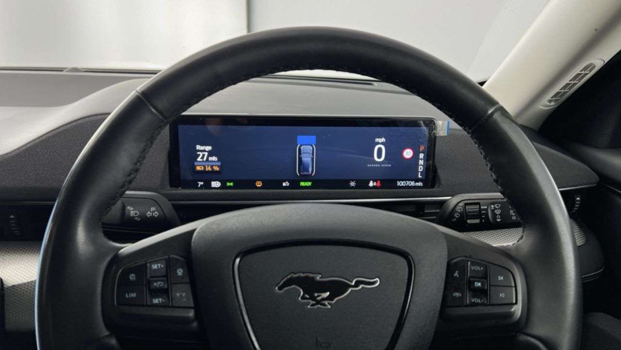 A 2023 FORD MUSTANG MACH-E Extended Range 91kWh SUV 5dr Electric Automatic (294 ps) A 2023 FORD MUSTANG MACH-E Extended Range 91kWh SUV 5dr Electric Automatic (294 ps)