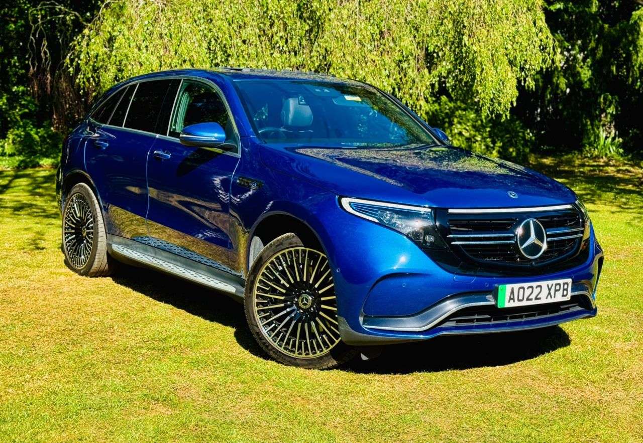 A 2022 MERCEDES-BENZ EQC EQC 400 80kWh AMG Line (Premium) SUV 5dr Electric Auto 4MATIC (408 ps) A 2022 MERCEDES-BENZ EQC EQC 400 80kWh AMG Line (Premium) SUV 5dr Electric Auto 4MATIC (408 ps)