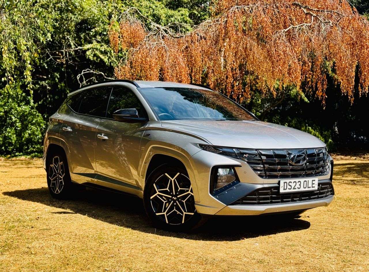 A 2023 HYUNDAI TUCSON 1.6 T-GDi 13.8kWh N Line SUV 5dr Petrol Plug-in Hybrid Auto 4WD Euro 6 (s/s A 2023 HYUNDAI TUCSON 1.6 T-GDi 13.8kWh N Line SUV 5dr Petrol Plug-in Hybrid Auto 4WD Euro 6 (s/s