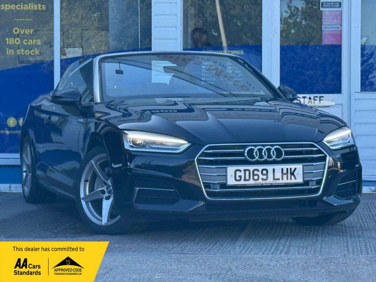 A 2019 AUDI A5 CABRIOLET 2.0 TDI 40 Sport Convertible 2dr Diesel S Tronic Euro 6 (s/s) (190 ps) SPOR A 2019 AUDI A5 CABRIOLET 2.0 TDI 40 Sport Convertible 2dr Diesel S Tronic Euro 6 (s/s) (190 ps) SPOR