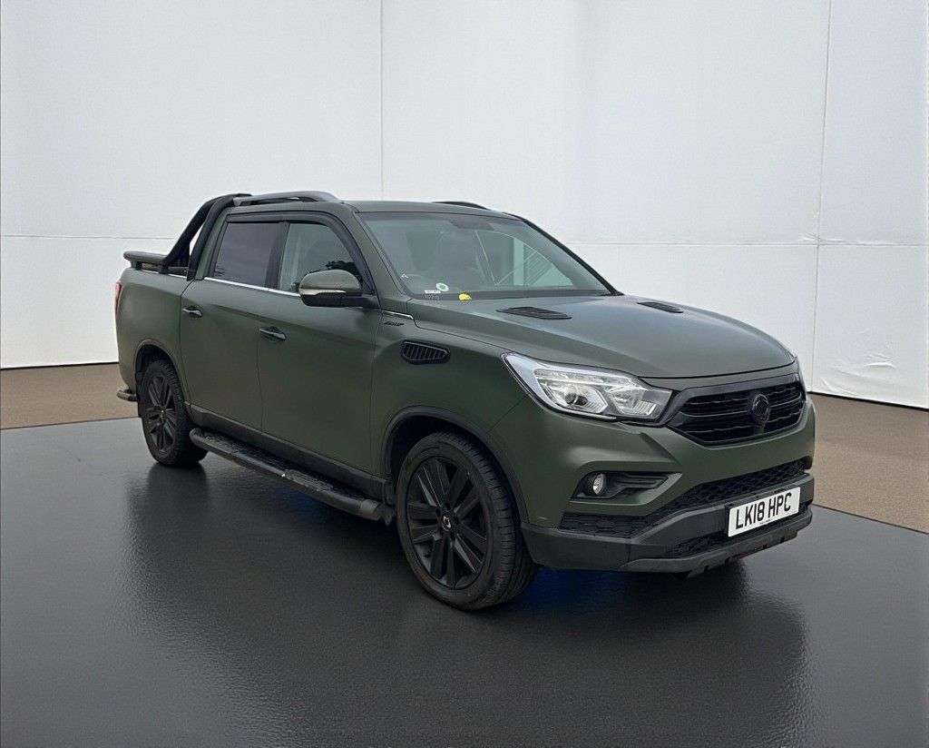 A 2018 SSANGYONG MUSSO 2.2D Rhino Pickup Double Cab 4dr Diesel Auto 4WD Euro 6 (181 ps) A 2018 SSANGYONG MUSSO 2.2D Rhino Pickup Double Cab 4dr Diesel Auto 4WD Euro 6 (181 ps)