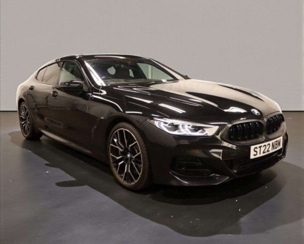 A 2022 BMW 8 SERIES GRAN COUPE 3.0 840i M Sport Saloon Petrol Steptronic | HARMON KARDONS | M SPORT PRO PA A 2022 BMW 8 SERIES GRAN COUPE 3.0 840i M Sport Saloon Petrol Steptronic | HARMON KARDONS | M SPORT PRO PA