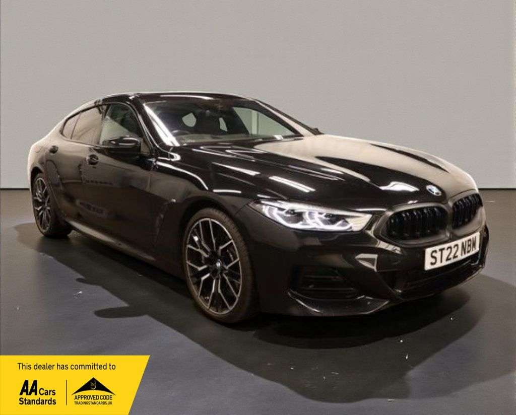 A 2022 BMW 8 SERIES GRAN COUPE 3.0 840i M Sport Saloon Petrol Steptronic | HARMON KARDONS | M SPORT PRO PA A 2022 BMW 8 SERIES GRAN COUPE 3.0 840i M Sport Saloon Petrol Steptronic | HARMON KARDONS | M SPORT PRO PA