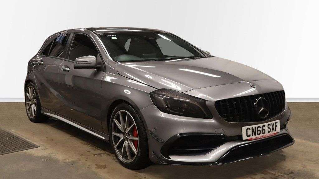 A 2016 MERCEDES-BENZ A-CLASS 2.0 A45 AMG Hatchback 5dr Petrol SpdS DCT 4MATIC Euro 6 (s/s) (360 ps) AERO A 2016 MERCEDES-BENZ A-CLASS 2.0 A45 AMG Hatchback 5dr Petrol SpdS DCT 4MATIC Euro 6 (s/s) (360 ps) AERO