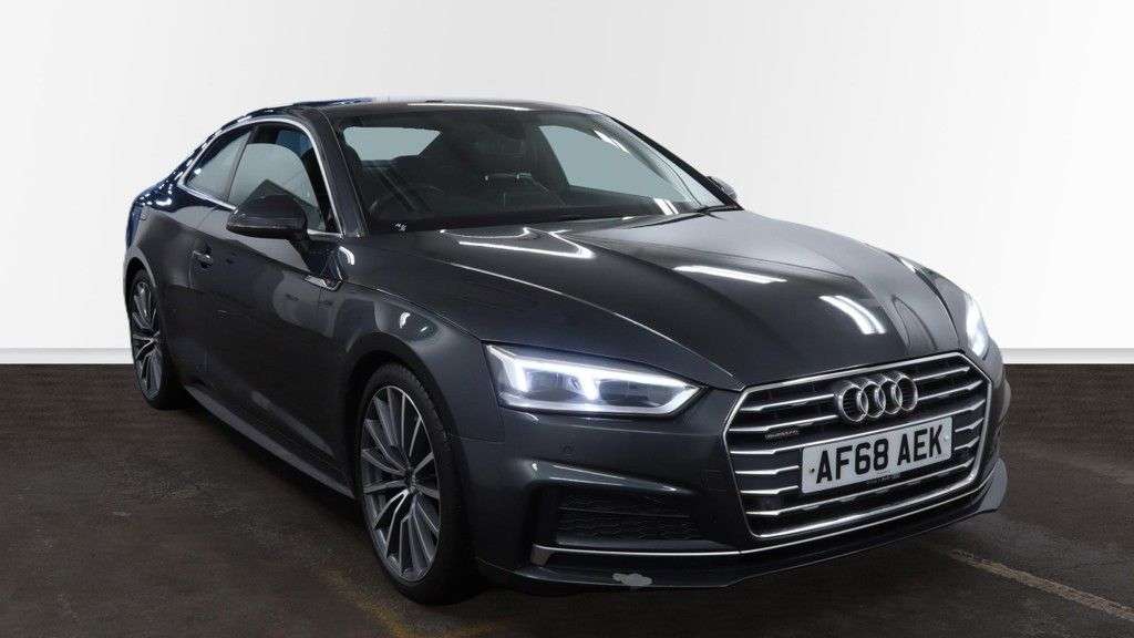 A 2018 AUDI A5 2.0 TFSI 45 S line Coupe 2dr Petrol S Tronic quattro Euro 6 (s/s) (245 ps) A 2018 AUDI A5 2.0 TFSI 45 S line Coupe 2dr Petrol S Tronic quattro Euro 6 (s/s) (245 ps)
