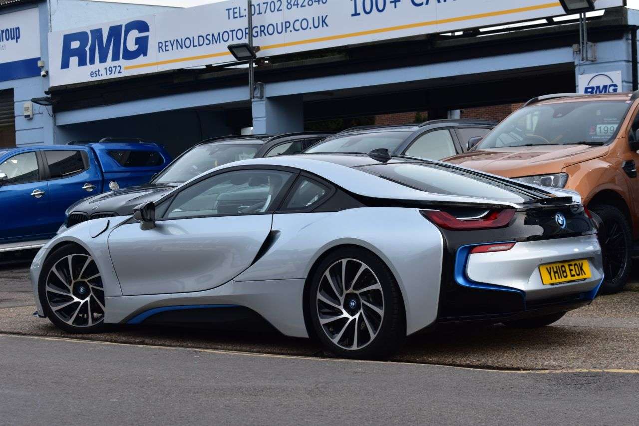 A 2018 BMW I8 1.5 7.1kWh COUPE | 2dr PETROL PLUG-IN HYBRID | 4WD | 362ps | AUTO | EDRIVE A 2018 BMW I8 1.5 7.1kWh COUPE | 2dr PETROL PLUG-IN HYBRID | 4WD | 362ps | AUTO | EDRIVE