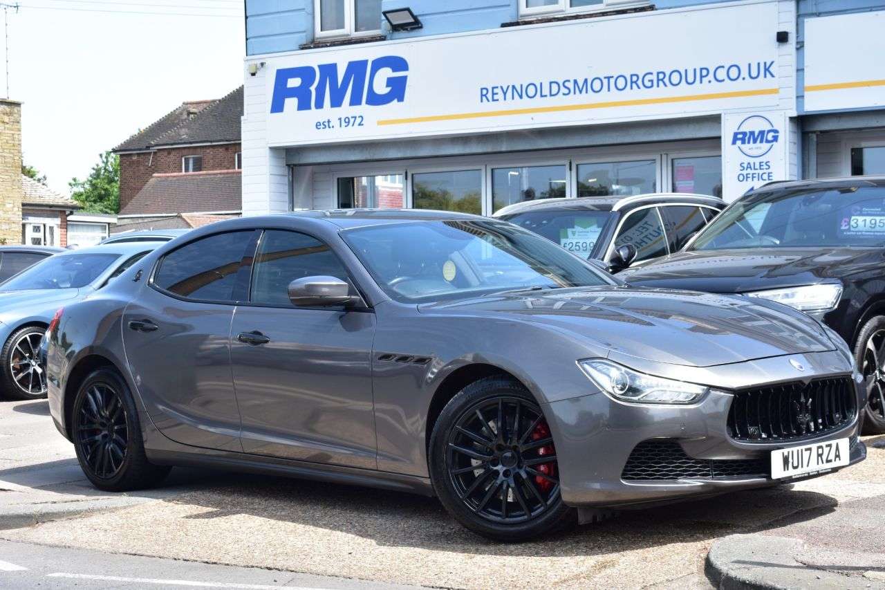 A 2017 MASERATI GHIBLI 3.0 V6 Saloon 4dr Petrol ZF Euro 5 | HEATED SEATS | LEATHER INTERIOR | APPL A 2017 MASERATI GHIBLI 3.0 V6 Saloon 4dr Petrol ZF Euro 5 | HEATED SEATS | LEATHER INTERIOR | APPL