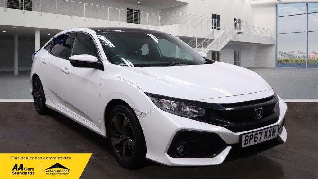 A 2017 HONDA CIVIC 1.0 VTEC Turbo EX Hatchback 5dr Petrol CVT Euro 6 (s/s) (129 ps) HEATED SEA A 2017 HONDA CIVIC 1.0 VTEC Turbo EX Hatchback 5dr Petrol CVT Euro 6 (s/s) (129 ps) HEATED SEA