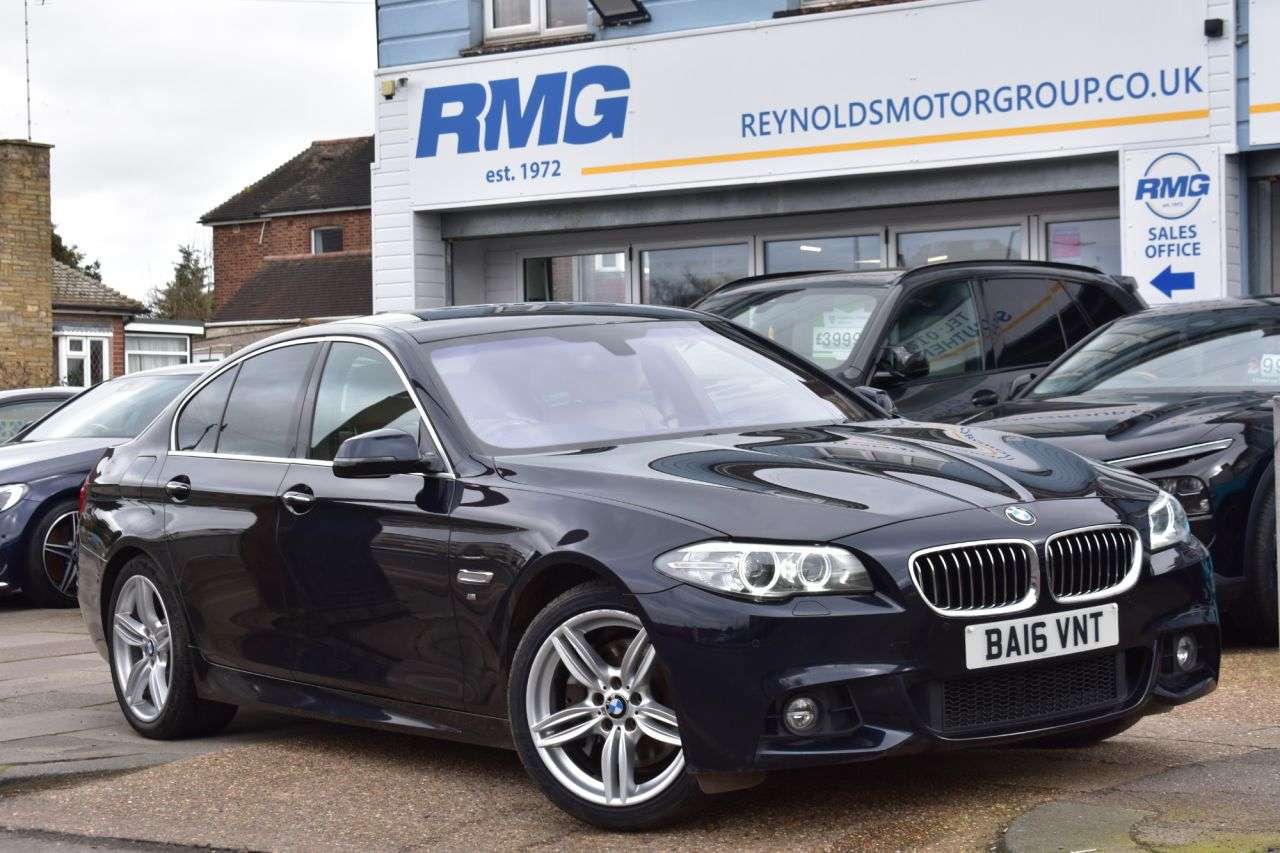 A 2016 BMW 5 SERIES 3.0 530d M Sport Saloon 4dr Diesel Auto Euro 6 (s/s) (258 ps) FULL DEALER S A 2016 BMW 5 SERIES 3.0 530d M Sport Saloon 4dr Diesel Auto Euro 6 (s/s) (258 ps) FULL DEALER S