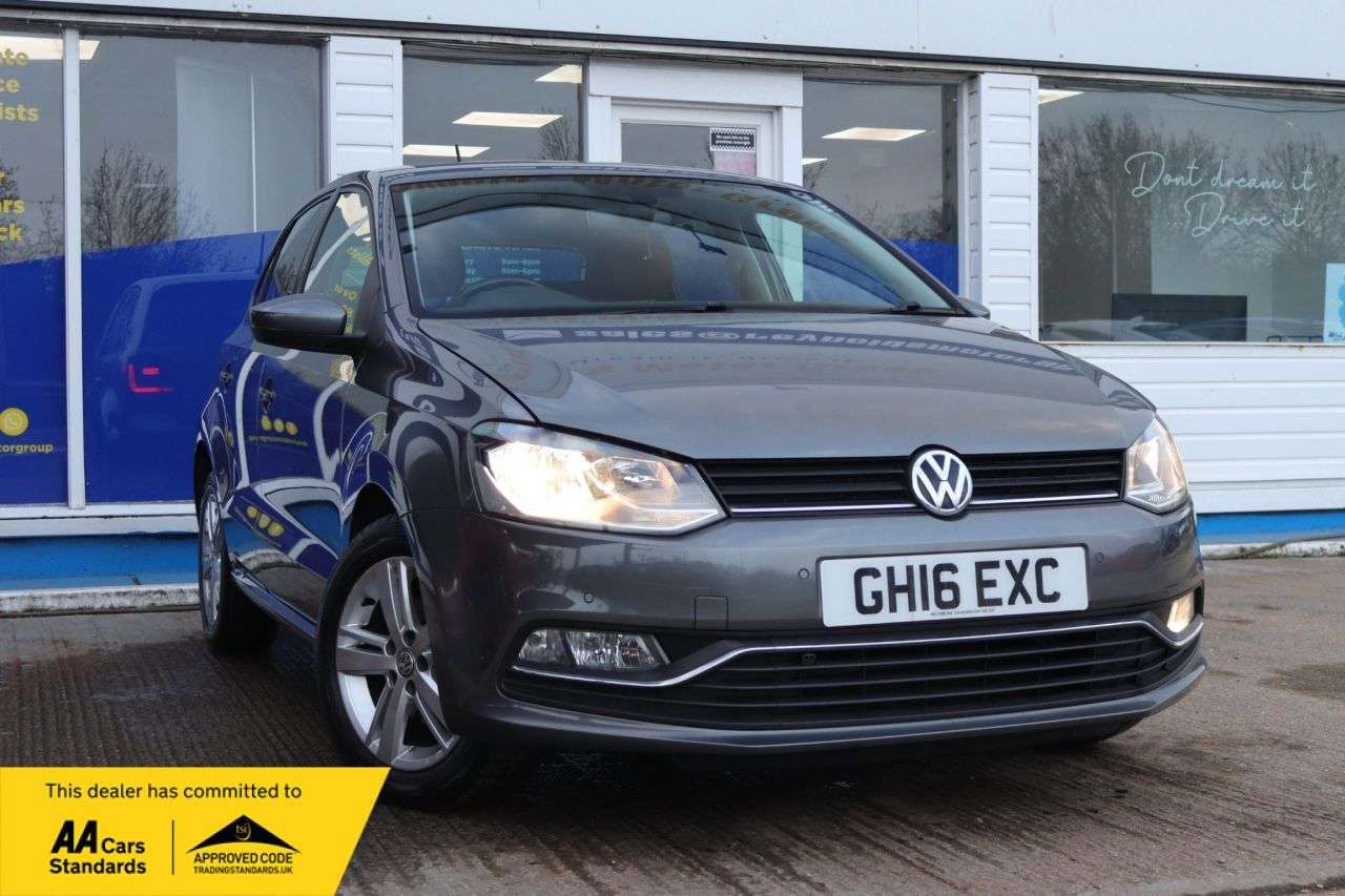 A 2016 VOLKSWAGEN POLO 1.2 TSI BlueMotion Tech Match Hatchback 5dr Petrol Manual Euro 6 (s/s) (90 A 2016 VOLKSWAGEN POLO 1.2 TSI BlueMotion Tech Match Hatchback 5dr Petrol Manual Euro 6 (s/s) (90